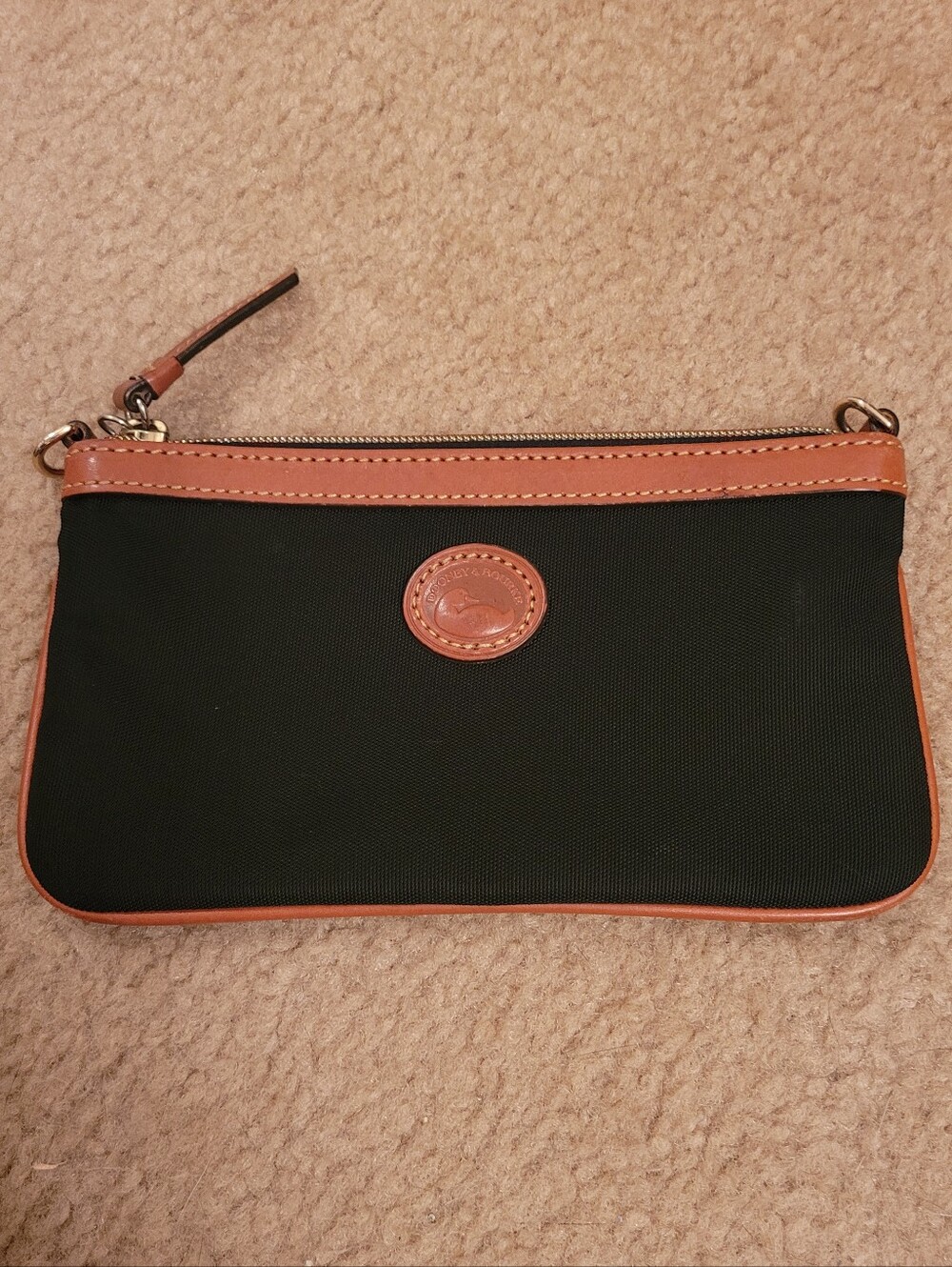 Dooney And Bourke Pouch/Cosmetic Bag In Black Nylon